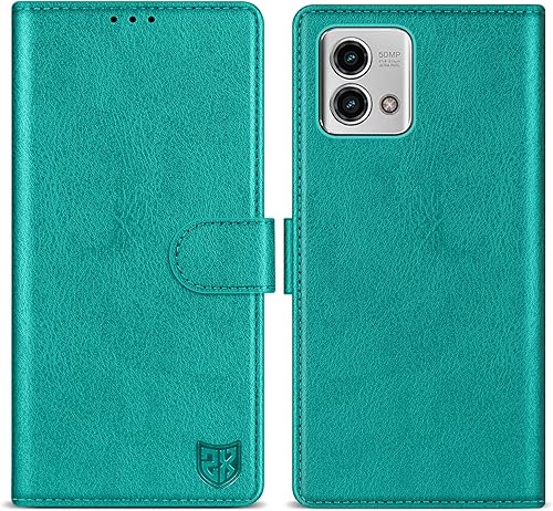 Miniatura 8 de ZZXX Funda tipo cartera para Motorola Moto G Stylus 5G (2023) con bloqueo RFID, ranura para tarjeta, funda protectora de piel magnética plegable