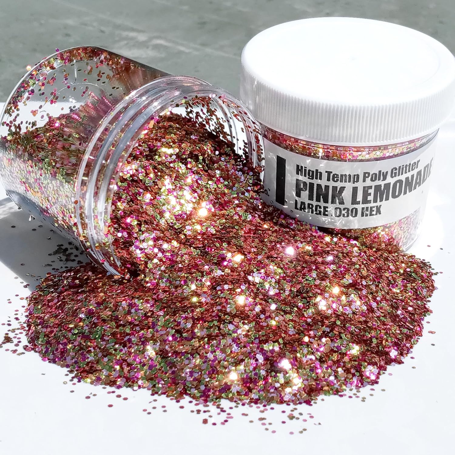 6 Pack of Large .030 Glitter Mixes for Soft Plastic Lure Making - Heat/Solvent Resistant