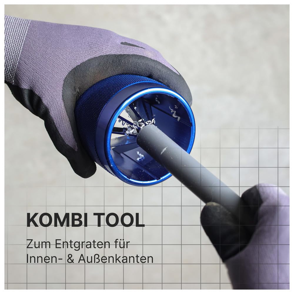 Dönges Profi Rohr Entgrater mit Alugehäuse für Kunststoffrohr 25-63 mm | Rohrentgrater, Handentgrater, Deburring Tool