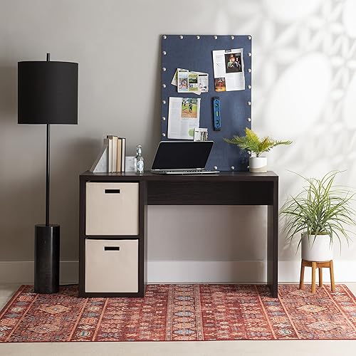 Miniatura 2 de Linon Escritorio Espresso Two Dawes con 2 cubículos abiertos