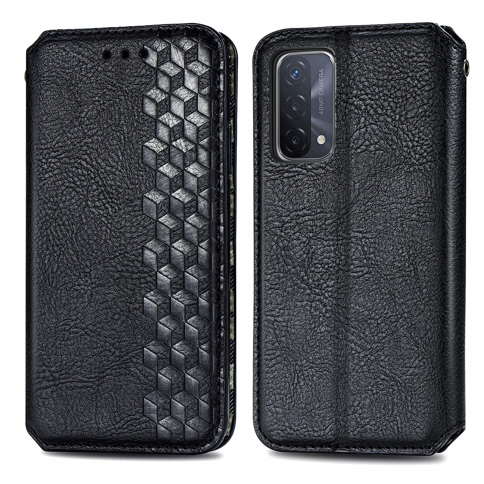 Flip Cover per OPPO A54 5G a Libro Custodia Magnetica Portafoglio in Pelle