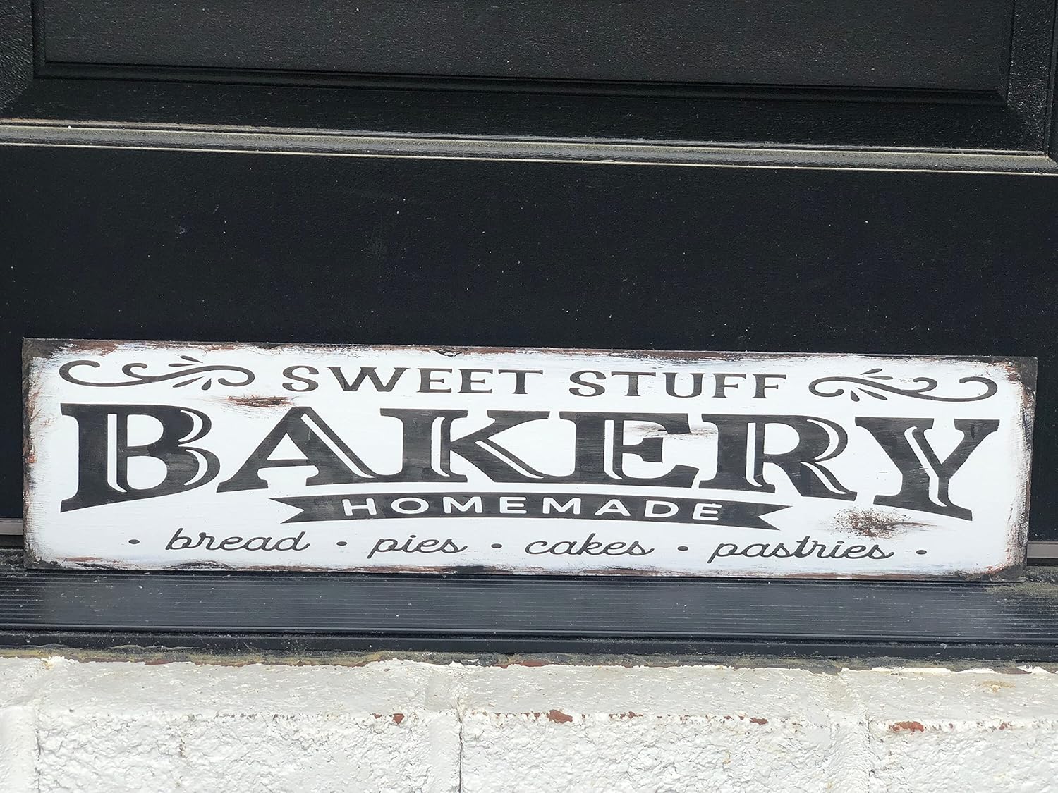 WIPBLAK Sweet Stuff Bakery Sign. Let Everyone Know You Love