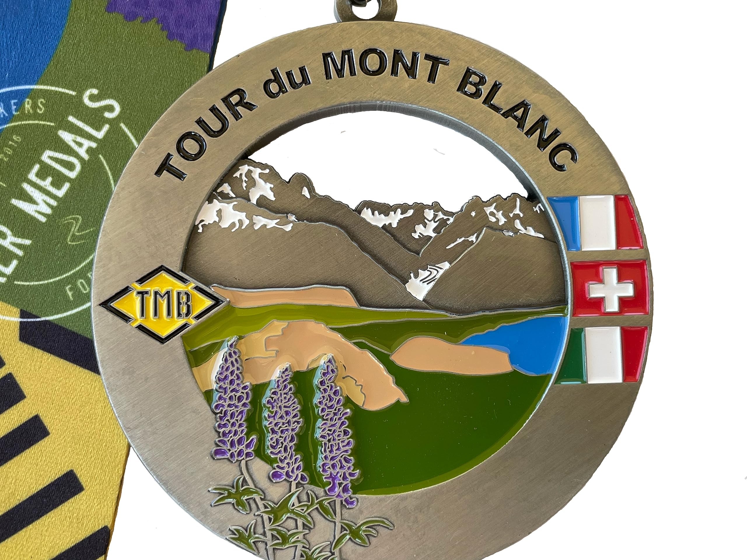 Tour du Mont Blanc Medal/Ornament with Personalized ENGRAVING