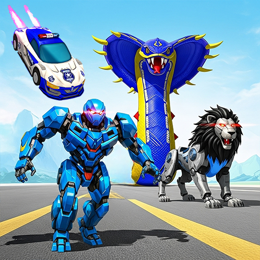 Ultimatives Wild Löwen Battle Auto Roboter Transformations spiel