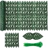 120x40 Inch Artificial Ivy Privacy Fence Screen, Faux Ivy Greenery Backdrop Ivy Vine Leaf Hedges Fencing Panels Greenery Wall Privacy for Patio, Balcony, Garden, Backyard Indoor Outdoor Decor