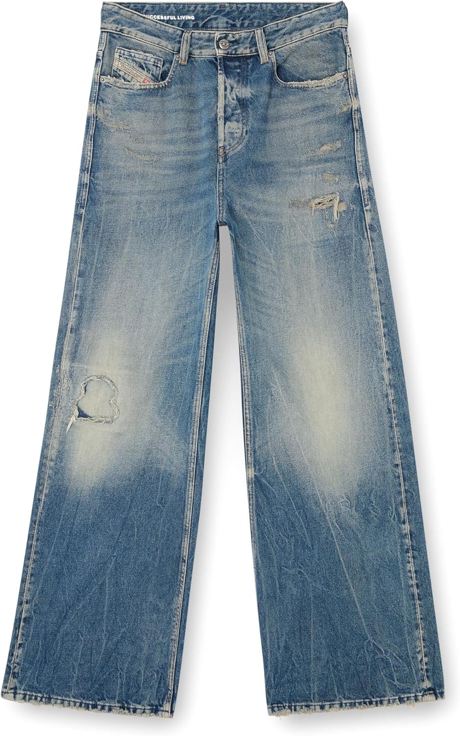 Diesel 1996 D-Sire Relaxed Jeans Medium Blue - Image 7