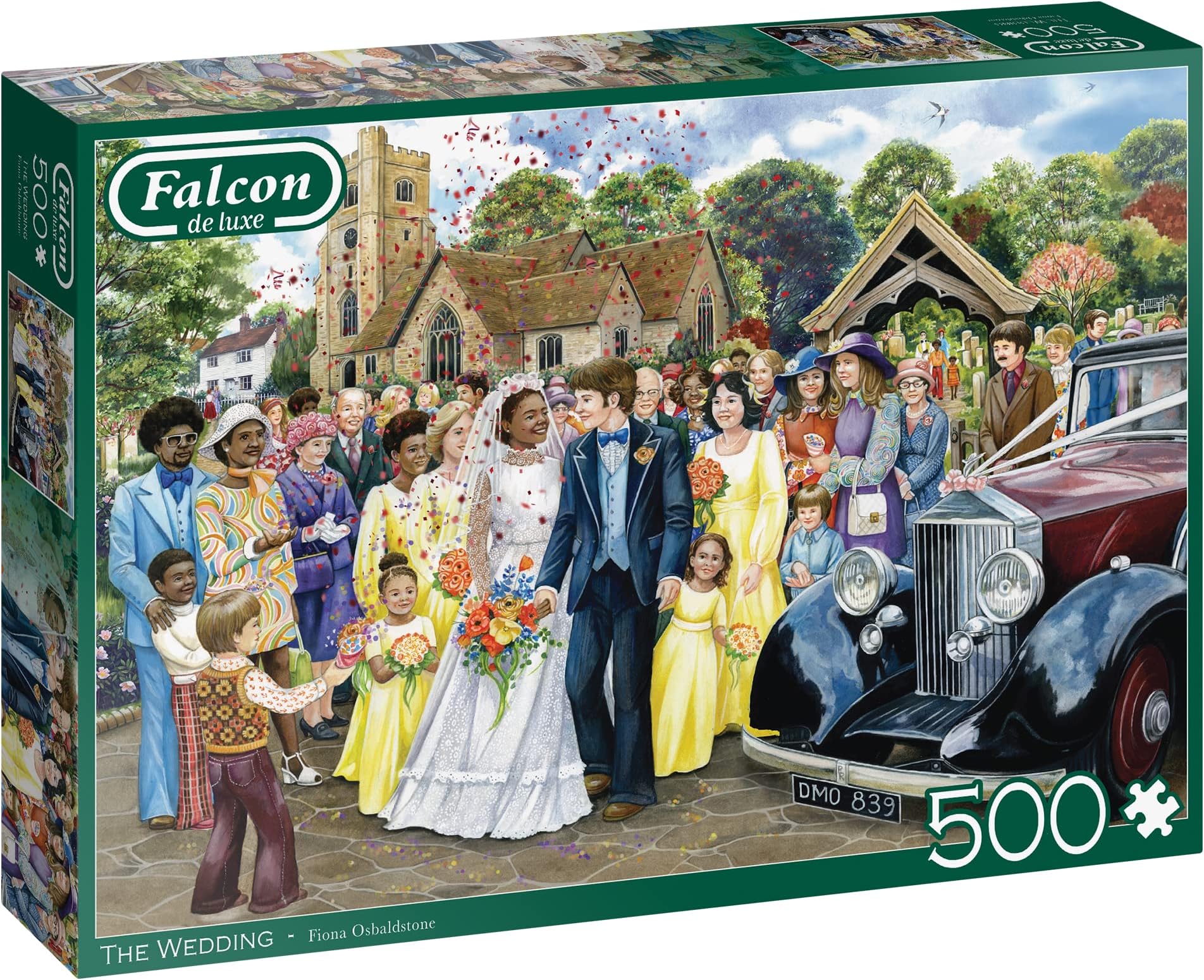 Jumbo, Falcon de luxe - The Wedding Day, Jigsaw Puzzles for Adults, 500 piece
