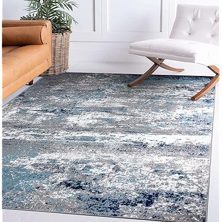 Amazon.com: Rugshop Contemporary Abstract Distressed Area Rug 7'10