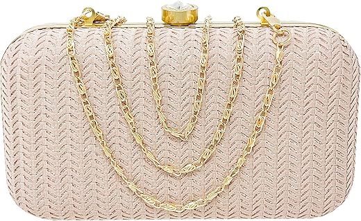 AILTINO Handicraft Beautiful Bling Box womens Clutch Bag Purse For Bridal, Casual, Party, Wedding