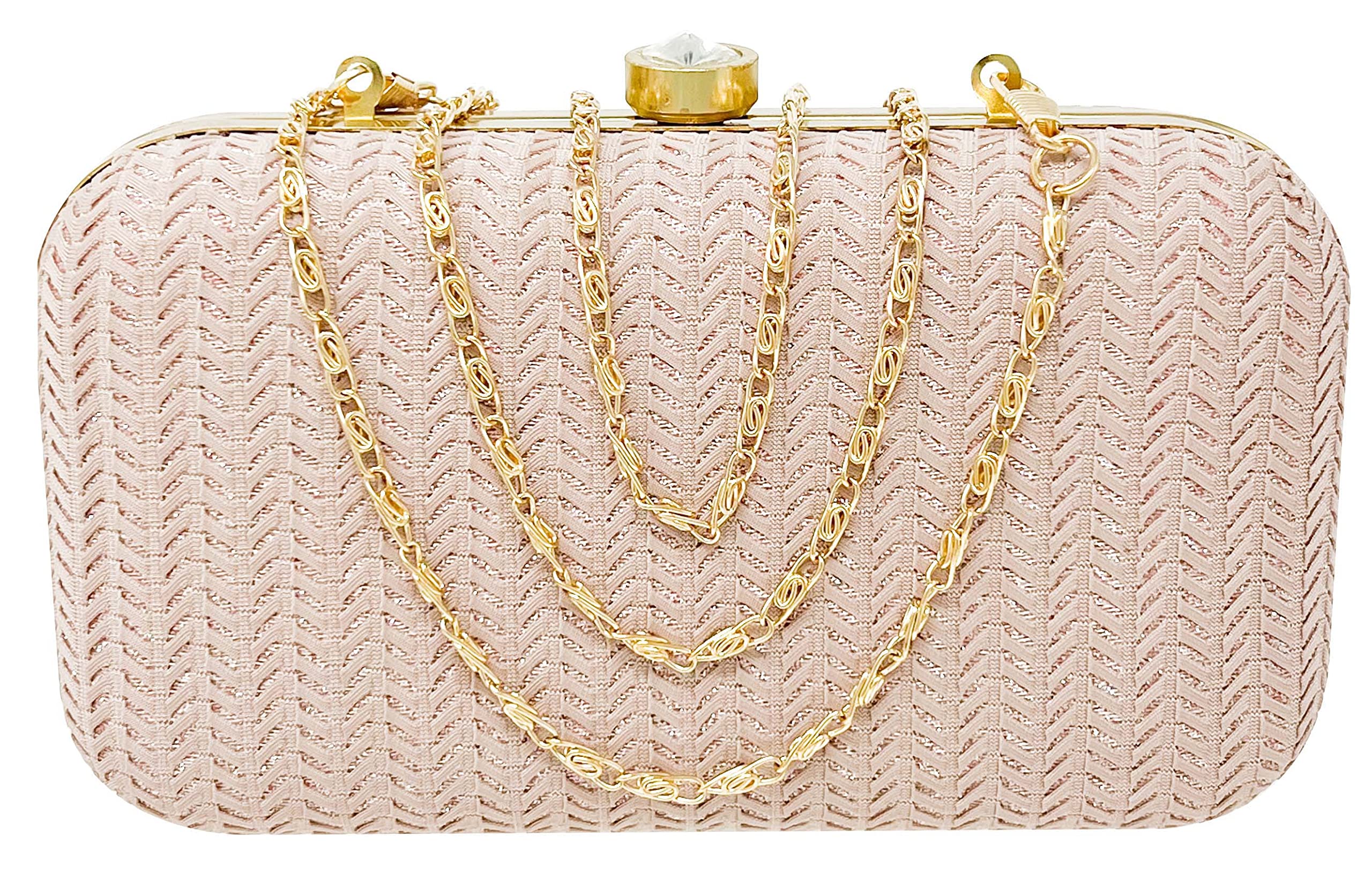 Handicraft Beautiful Bling Box womens Clutch Bag Purse For Bridal, Casual, Party, Wedding-image-43