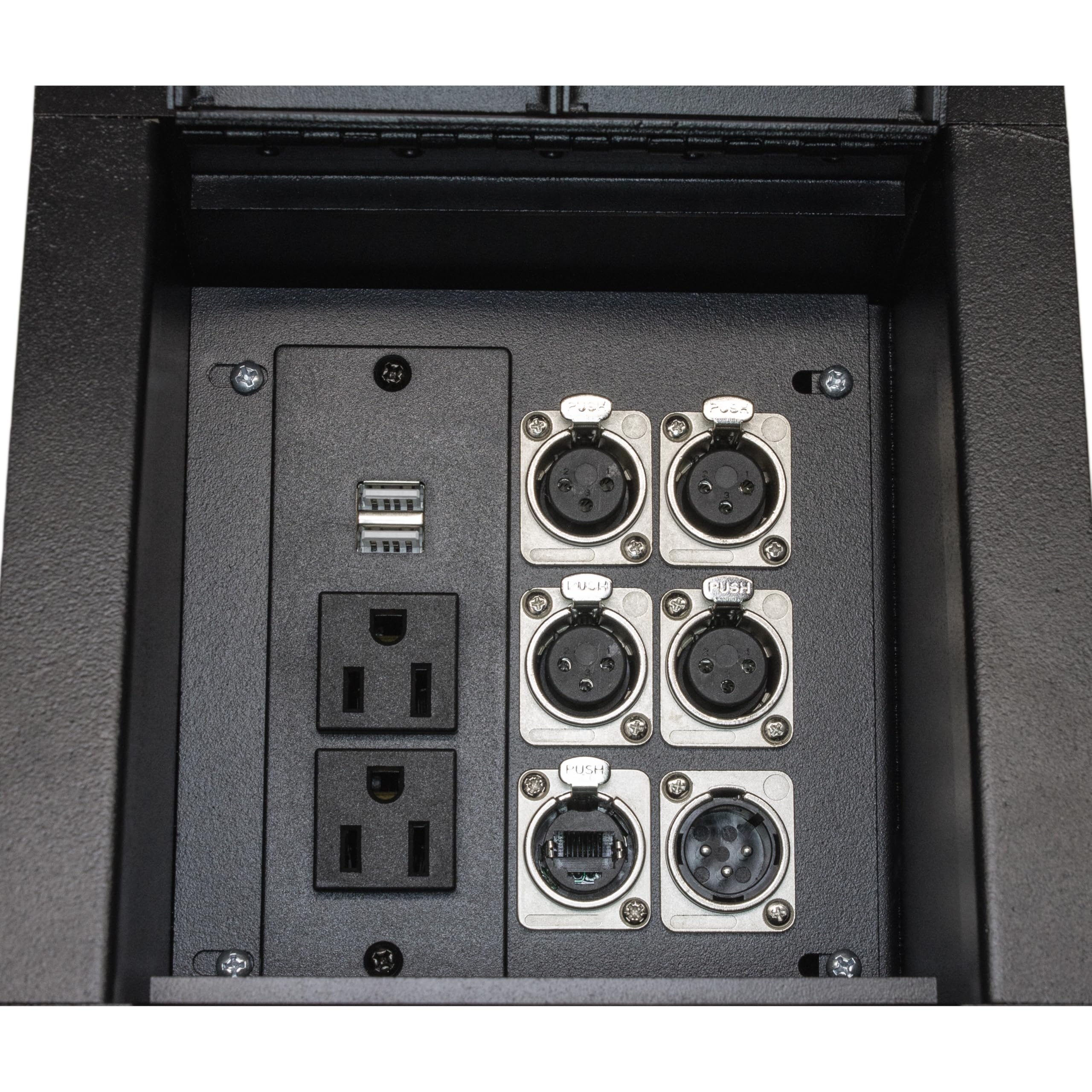 Amazon.com: Pro Audio Recessed Stage Floor Box with Passthrough