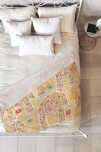 Deny Designs Manta de forro polar 2021, 50.0 x 59.8in, Ali Benyon Ello Ellie