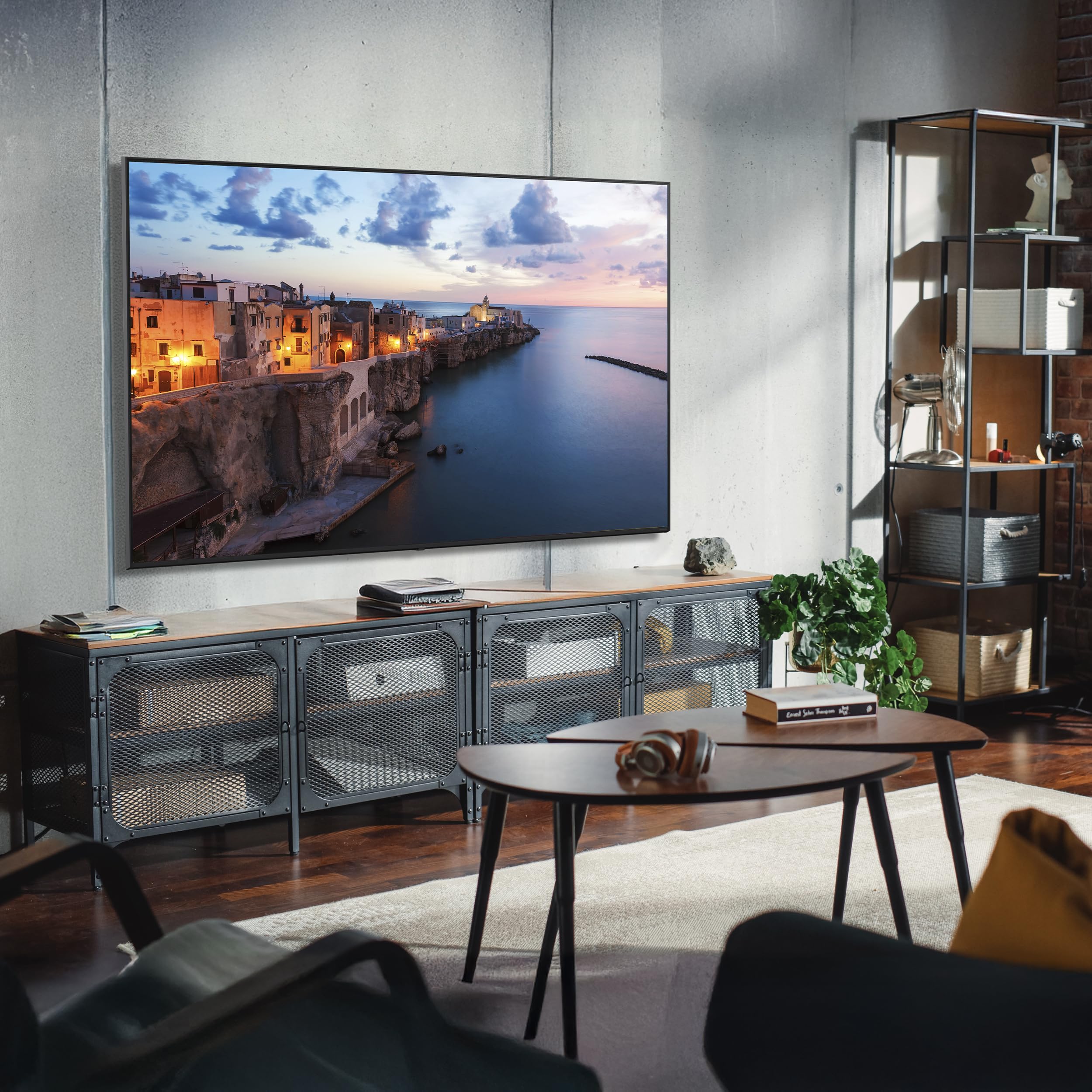 LG NanoCell AI NANO80 TV 55 pollici, Smart TV 4K, Processore α7 Gen8, Tecnologia NanoCell, webOS con AI e telecomando puntatore AI, Filmmaker mode, Gaming con VRR 4K@60Hz, 55NANO80A6B 2025