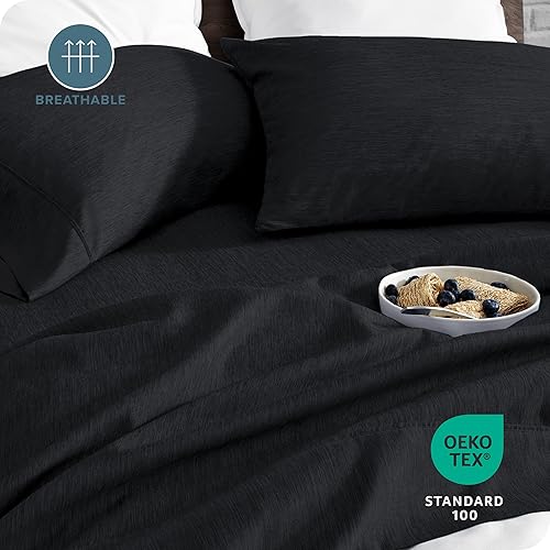 Miniatura 195 de Bare Home Juego de sábanas de tamaño individual XL, tamaño de dormitorio universitario, sábanas de microfibra ultrasuave de 1800 hilos, bolsillos 22