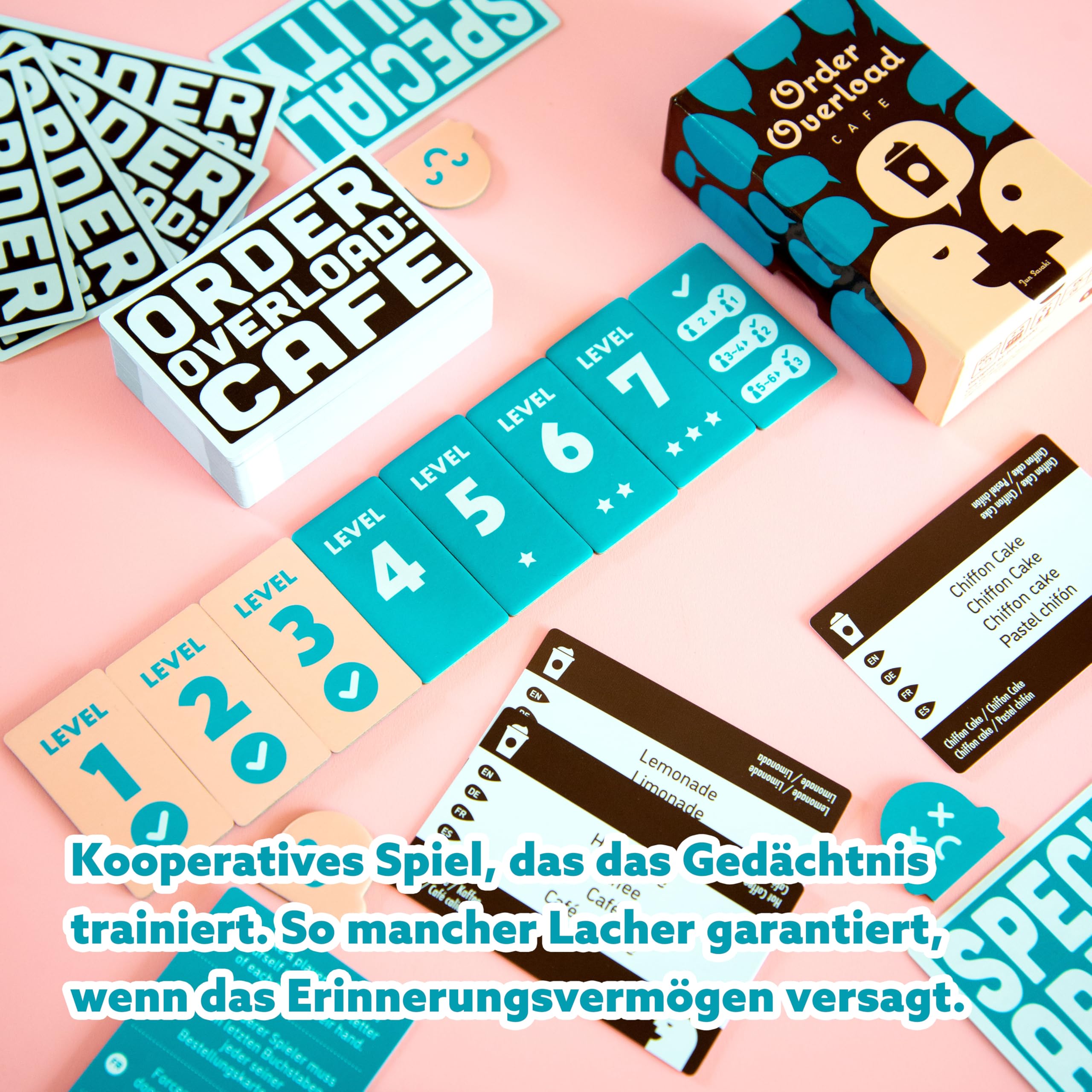 Oink Games Order Overload: Cafe Memory Game • Funny Memory Game for 2-6 Players • For Adults & Children from 6 Years (German) - Image 4