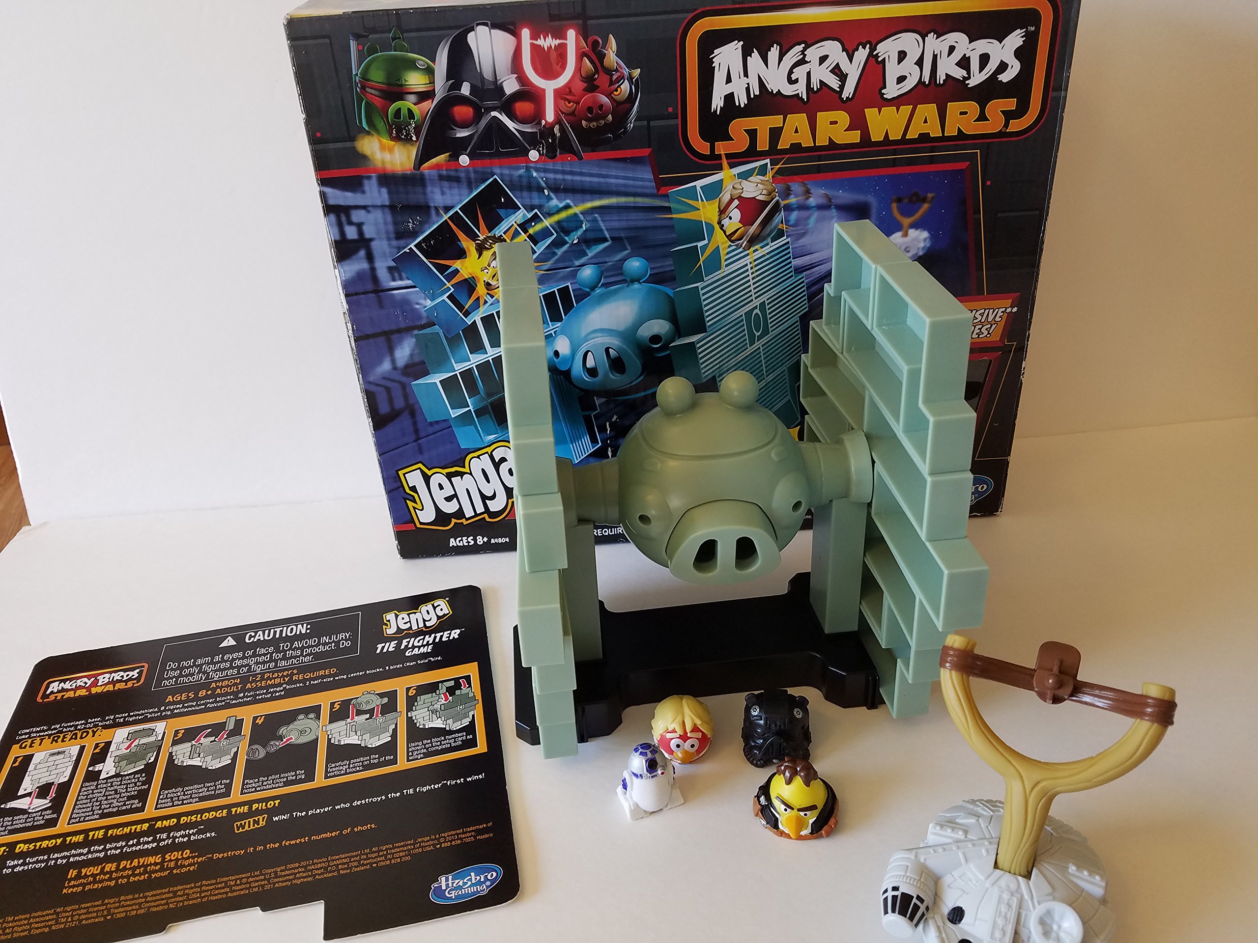 Amazon.com: Star Wars Angry Birds Jenga Tie Fighter Stacking Game : Toys \u0026  Games