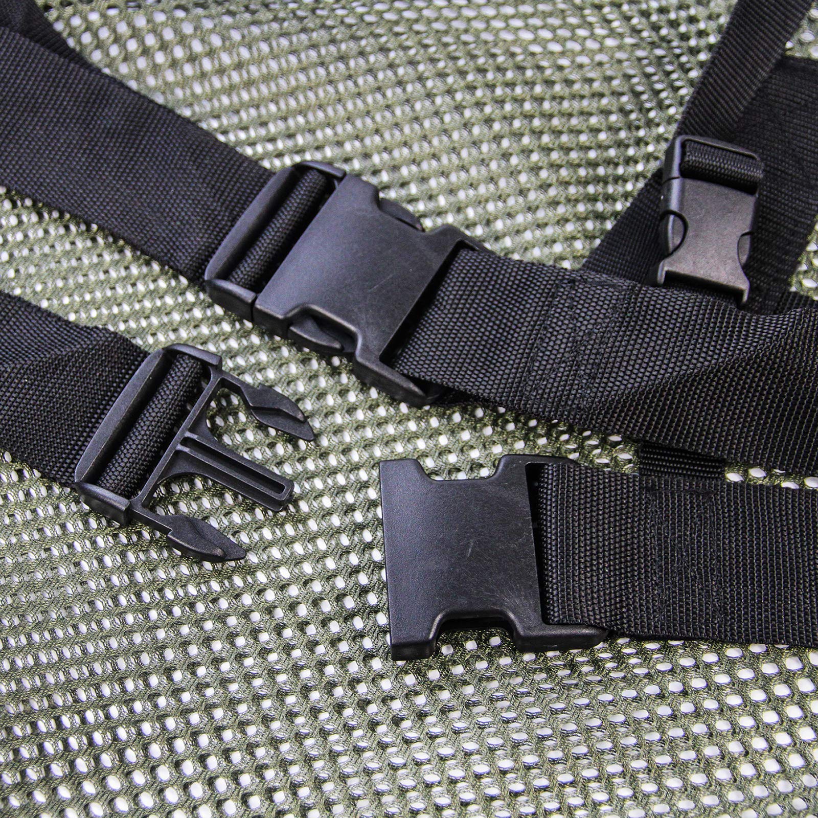 GUGULUZA Bolsa de malla extra grande señuelo ajustable correa de hombro pato ganso pavo paloma aves acuáticas señuelo red mochila verde