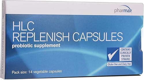 Pharmax HLC Replenish Capsules Probióticos para promover la salud gastrointestinal en adultos y niños 14 cápsulas