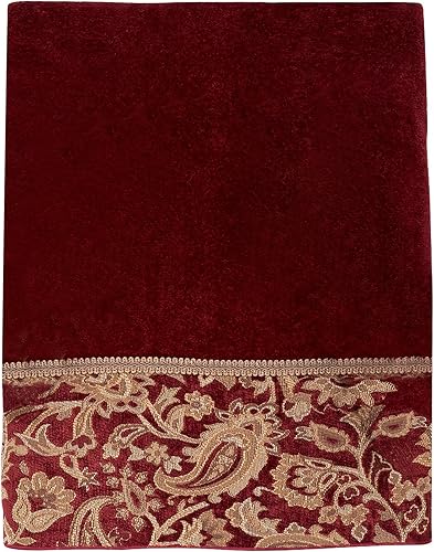 Avanti Linen Arabesque Collection, toalla de baño, ladrillo