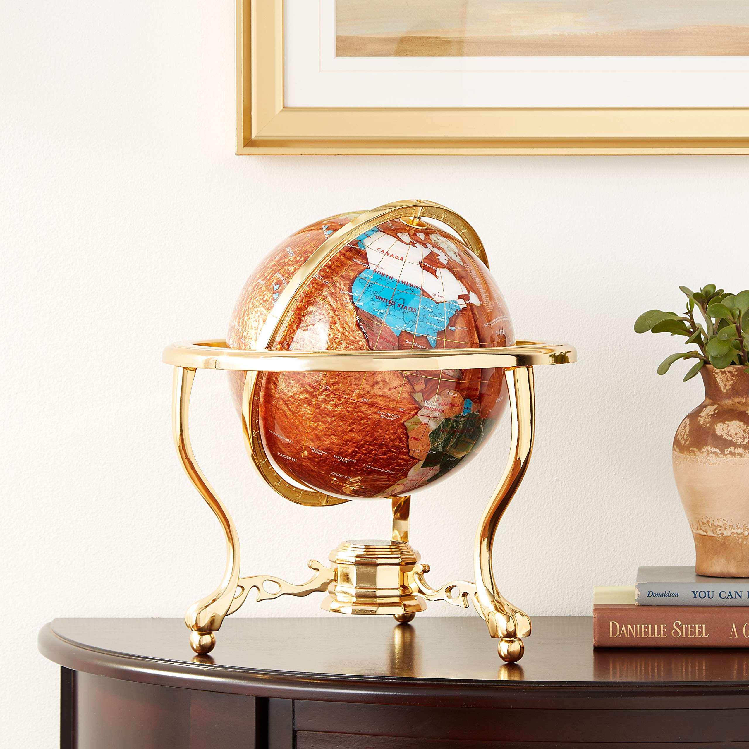 GlobePod ver.1 AIOT! Amber Globe ホヤ フクロ Amazon.com: Unique Art 13-Inch Tall Table Top Amberllite