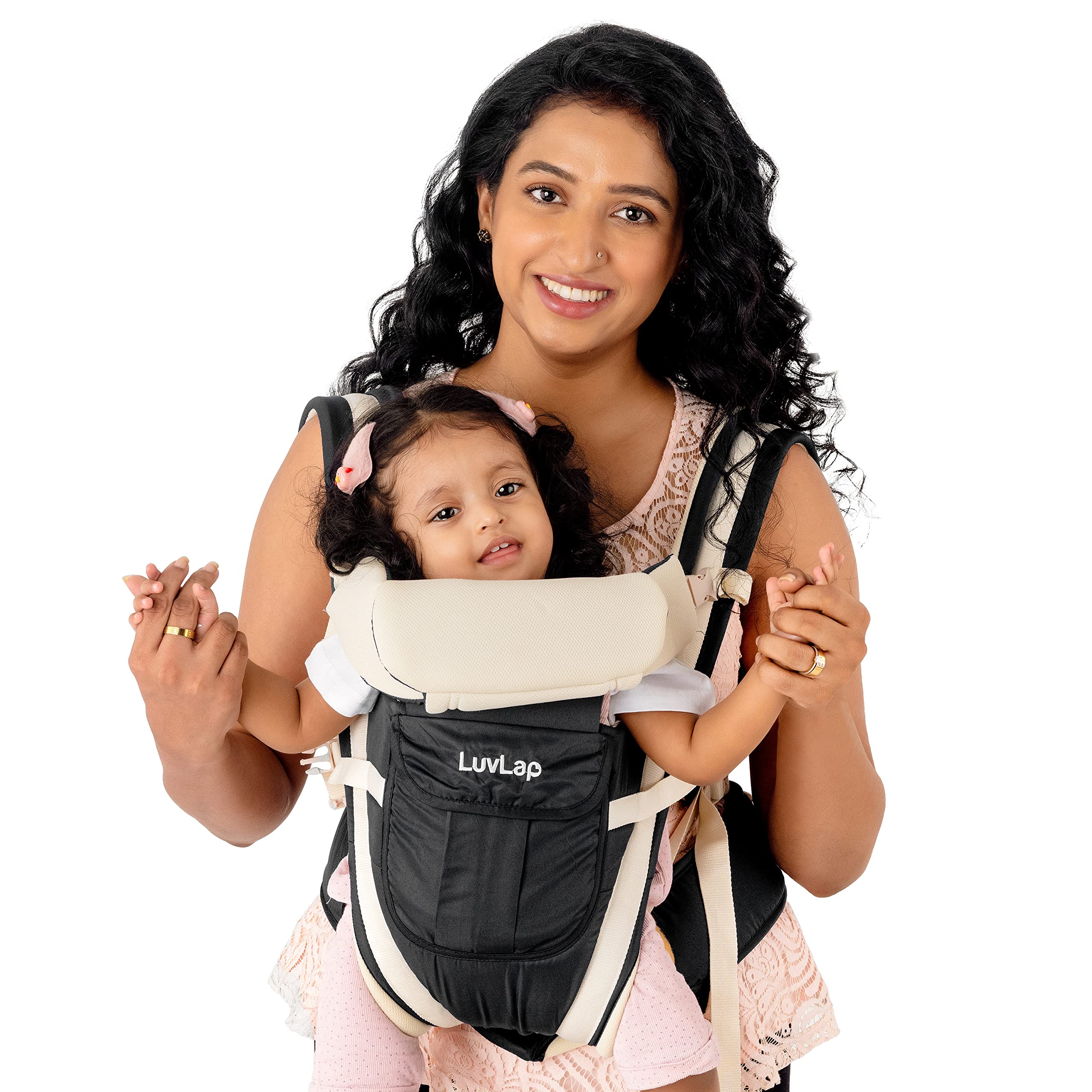 Luv Lap Elegant Baby Carrier (Black)