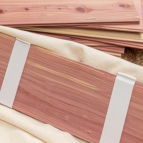 Miniatura 6 de Household Essentials Cedarline Collection organizador de clóset con 6 estantes, de algodón natural, Algodón