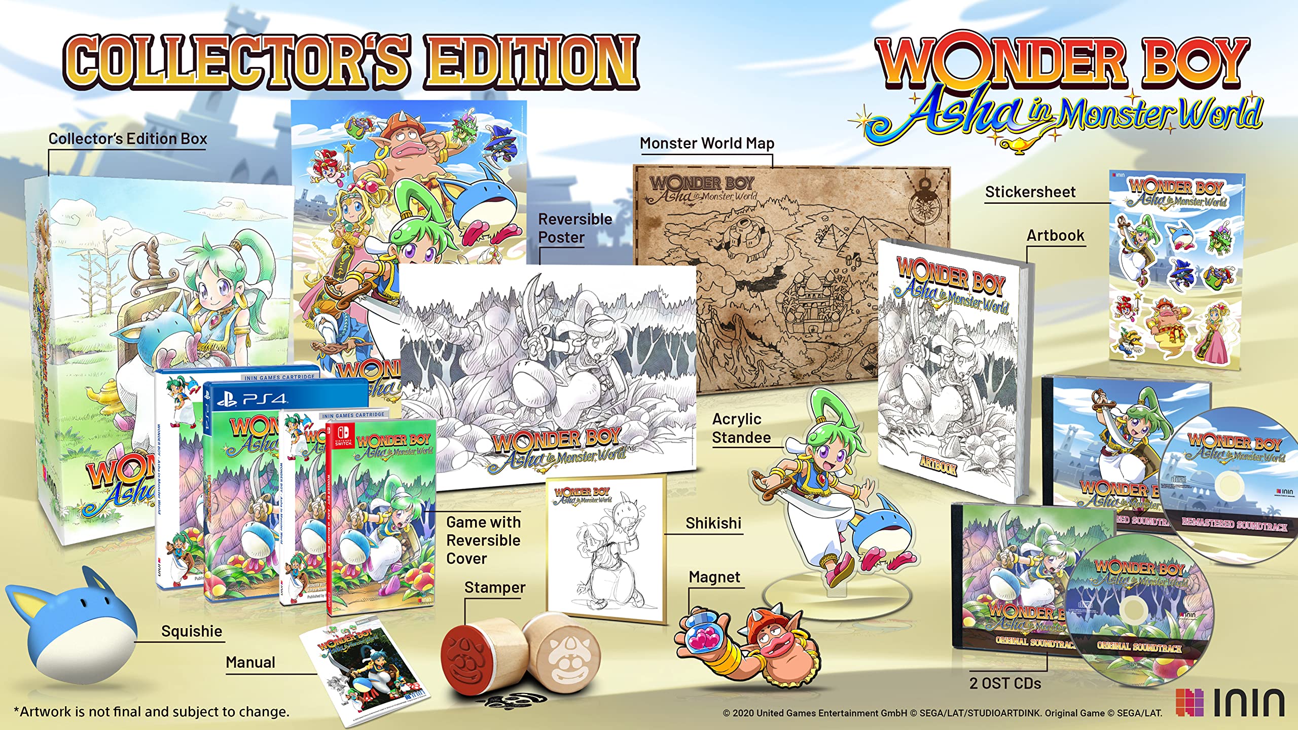 Amazon.co.jp: Wonder Boy: Asha in Monster World Collector's