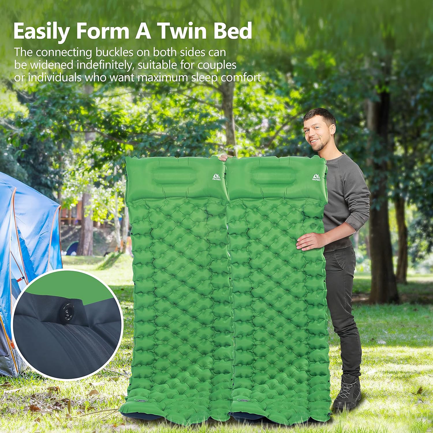 inflatable hiking tent