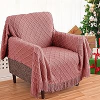 Vista 232 de inhand Knitted Throw Blankets for Couch and Bed, Soft Cozy Knit Blanket with Tassel, Black Lightweight Decorative Blankets and Throws, Farmhouse