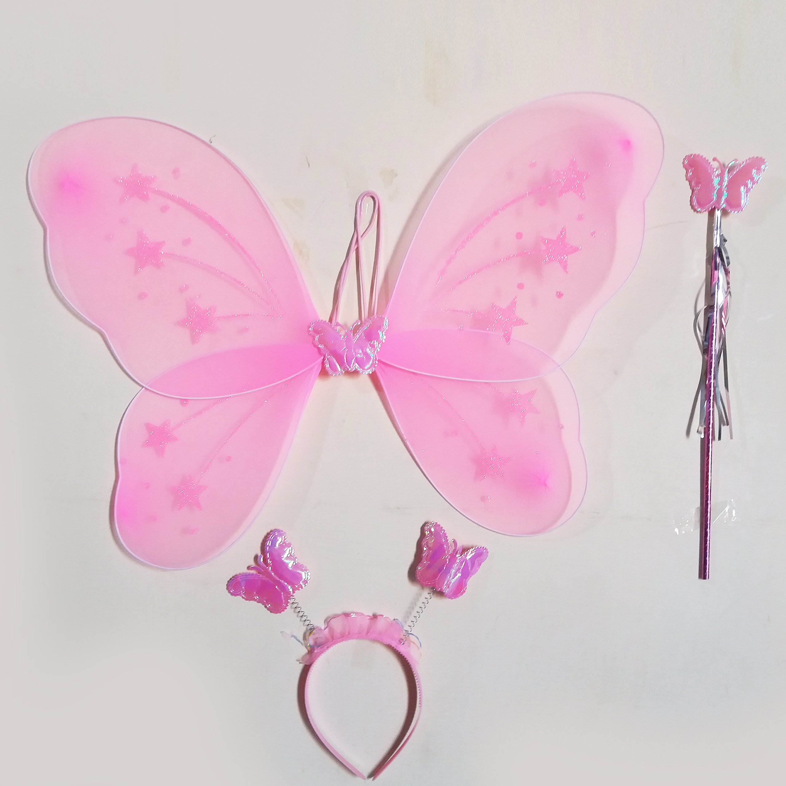 Timestar Fairy Butterfly Wings Costume for Baby Girl, Pink (B01D90XV30) Amazon Price History, Amazon Price Tracker
