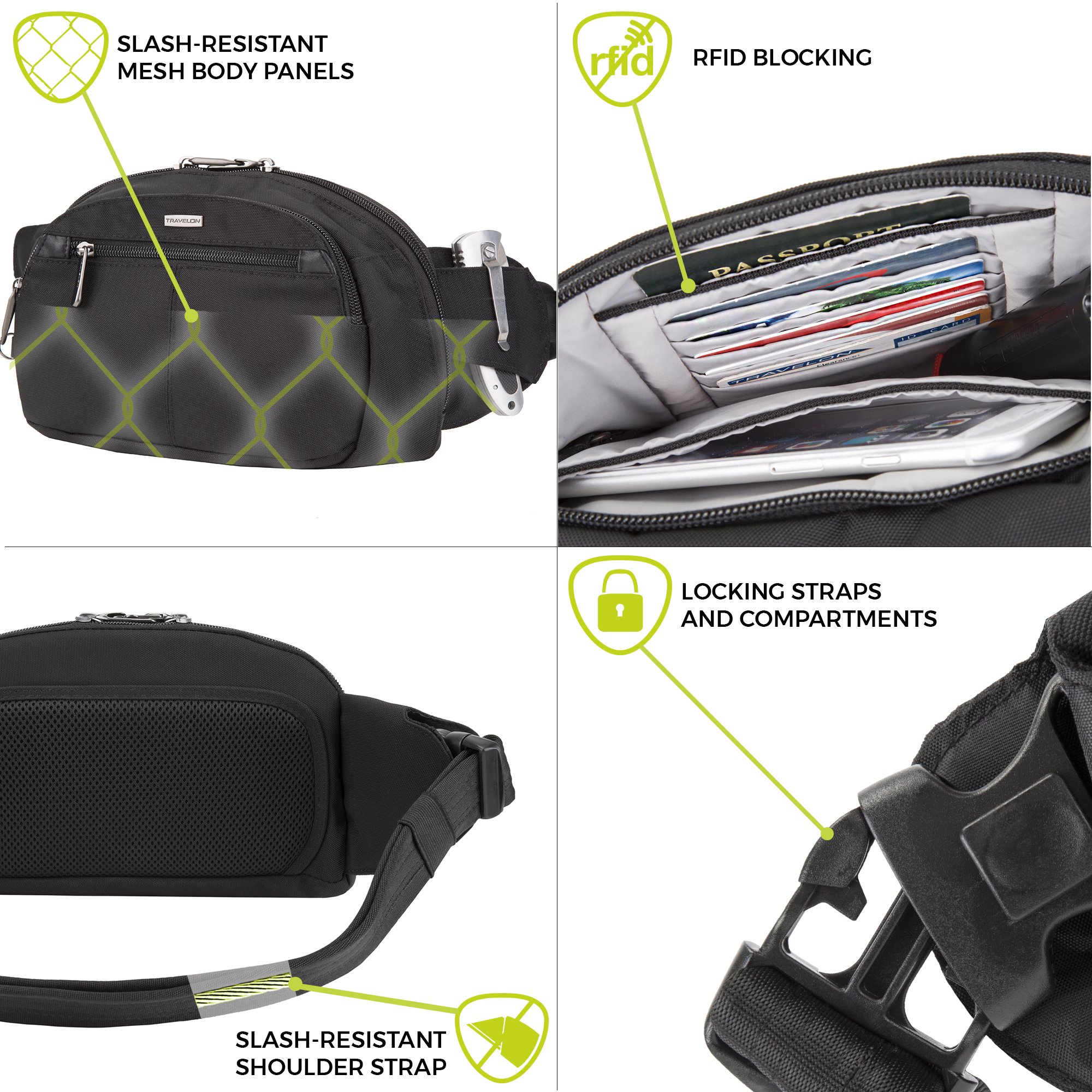 Travelon Anti-Theft Concealed Carry Waist Pack product thumbnail 4