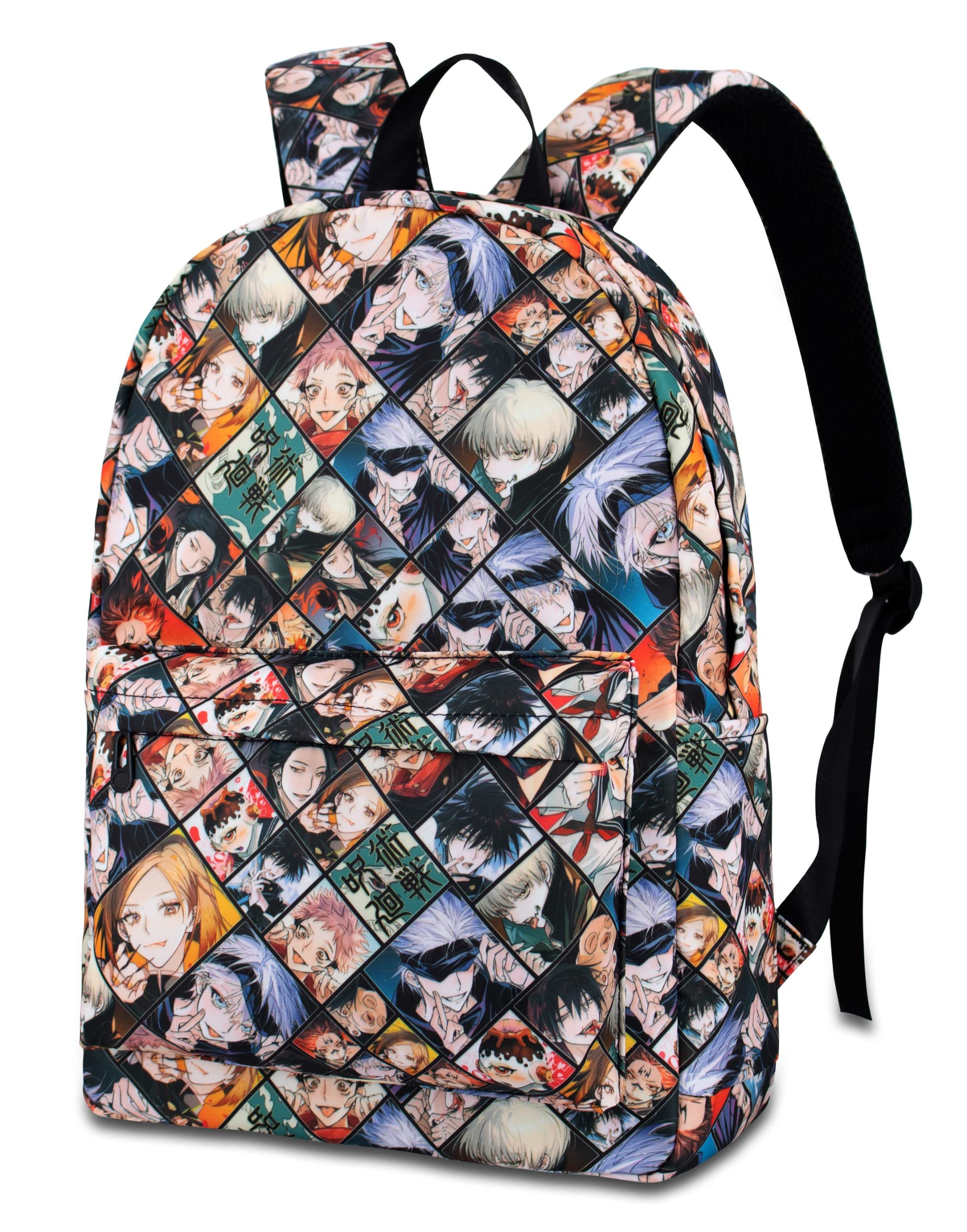 Sac à Dos Anime Naruto - Pour Ordinateur Portable 15,6", Poches Multiples - Design Imprimé