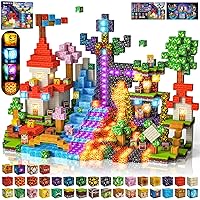 Costruzioni Magnetiche per Bambini 100 PCS 2CM 3+ Giochi Cubi Magnetici