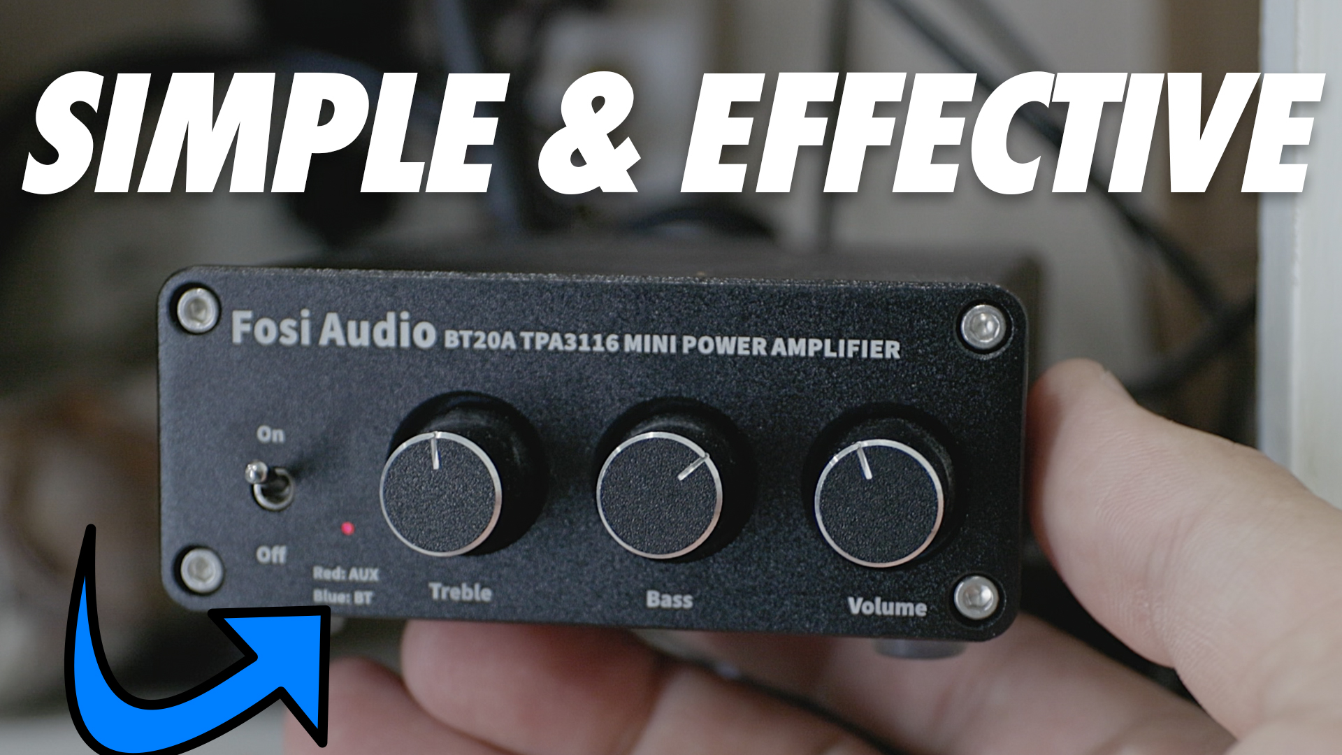 Watch Simple & Effective! Fosi Audio BT20A Bluetooth 2 Channel Amp