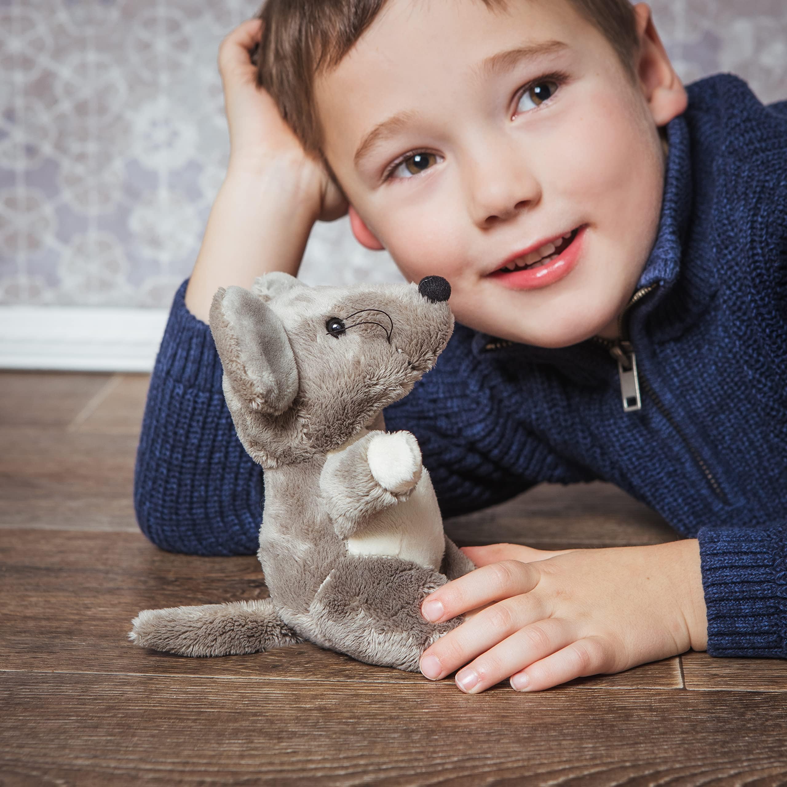 Plüschtier Maus 'Vivien' – Kuschelweiches Stofftier, 15 Cm, Sicher Für Kinder