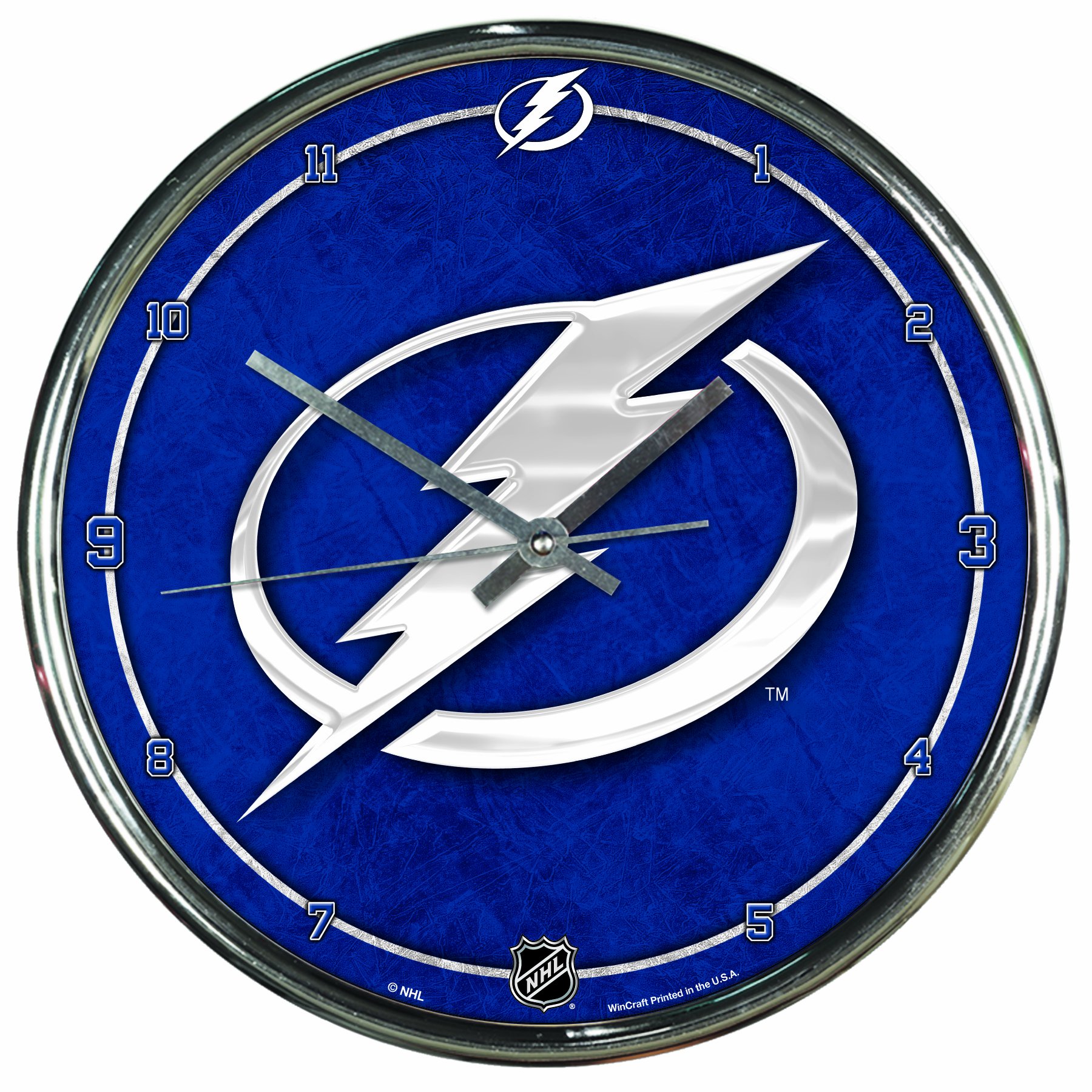 WinCraft NHL Tampa Bay Lightning Chrome Clock
