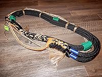 Vista 1 de Alligator EPT - Cuerda de toro de nailon negro sobre bronceado Poly Pro 9/7 mano izquierda suave 3/4 x 3/4 toros Rodeo 16