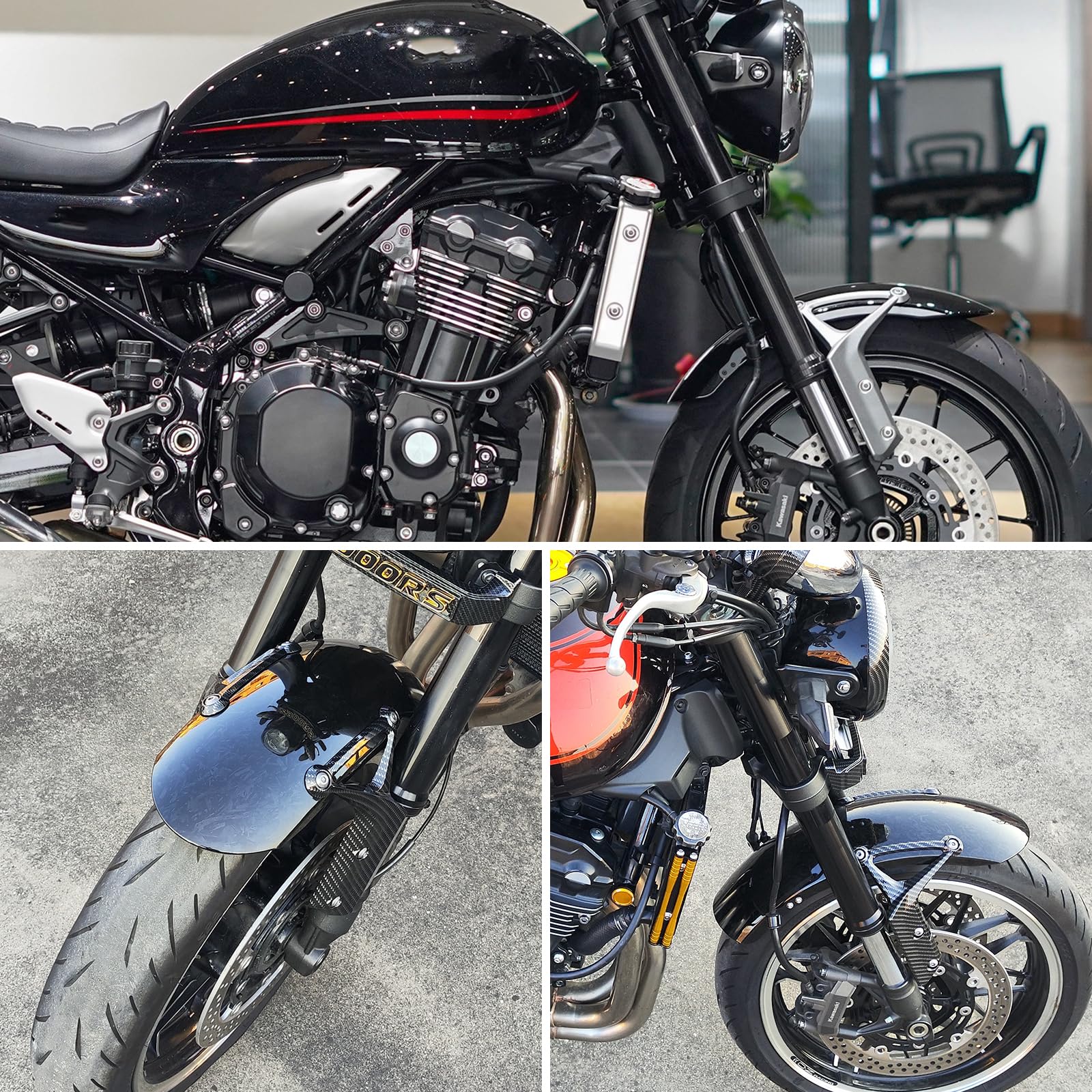 Amazon | GFARDMOTO フロントフェンダーブラケット カワサキ Z900RS