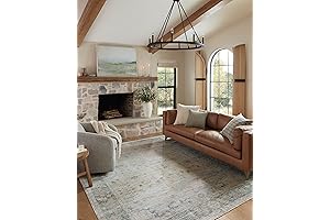 Loloi Magnolia Home by Joanna Gaines x Millie Slate/Multi 7'-10" x 10' Oushak Rug