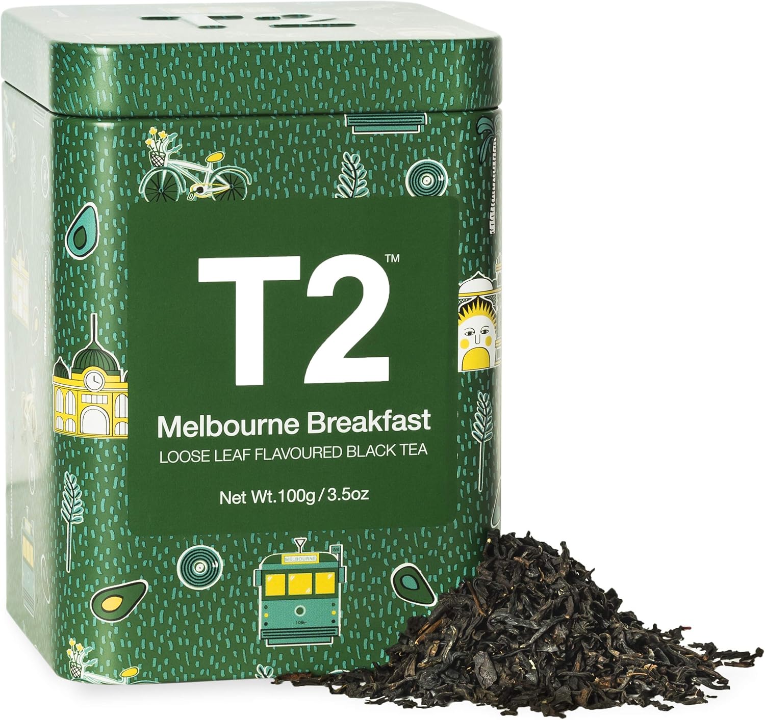 T2 Tea Melbourne Breakfast Black Tea, Loose Leaf Black Tea in T2 Icon