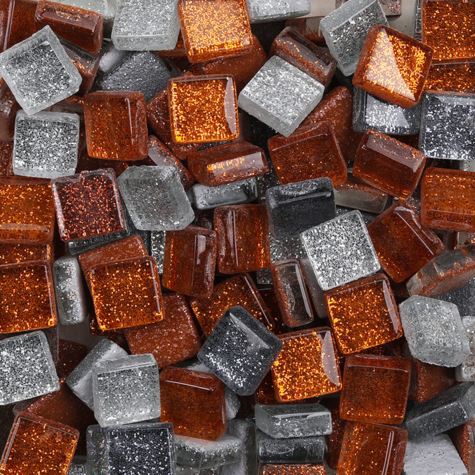 200g Tessere Mosaico Piastrelle Mosaico Vetro, Colore Misto