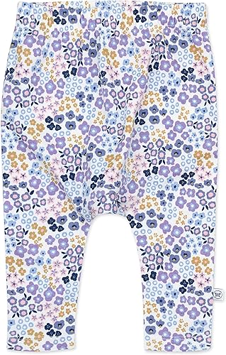 Miniatura 2 de HonestBaby Pantalones tipo harén unisex para bebé, ajuste espacioso, 100% algodón orgánico, para bebés, niños y niñas