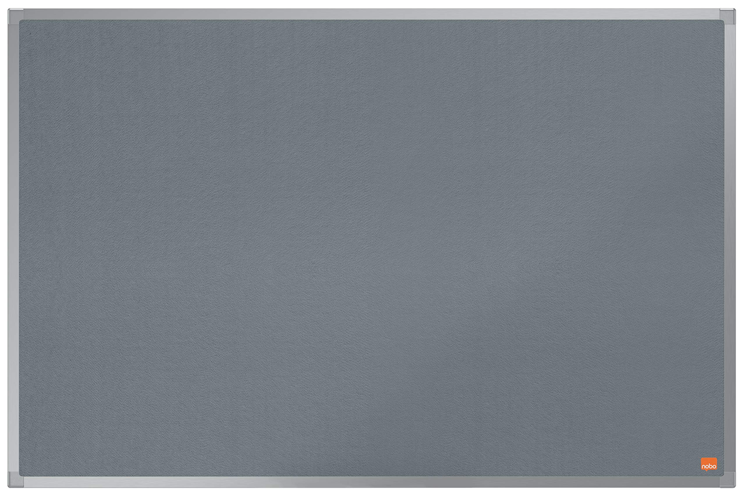 Nobo Essence Grey Felt Notice Board 900X600mm from B&Q