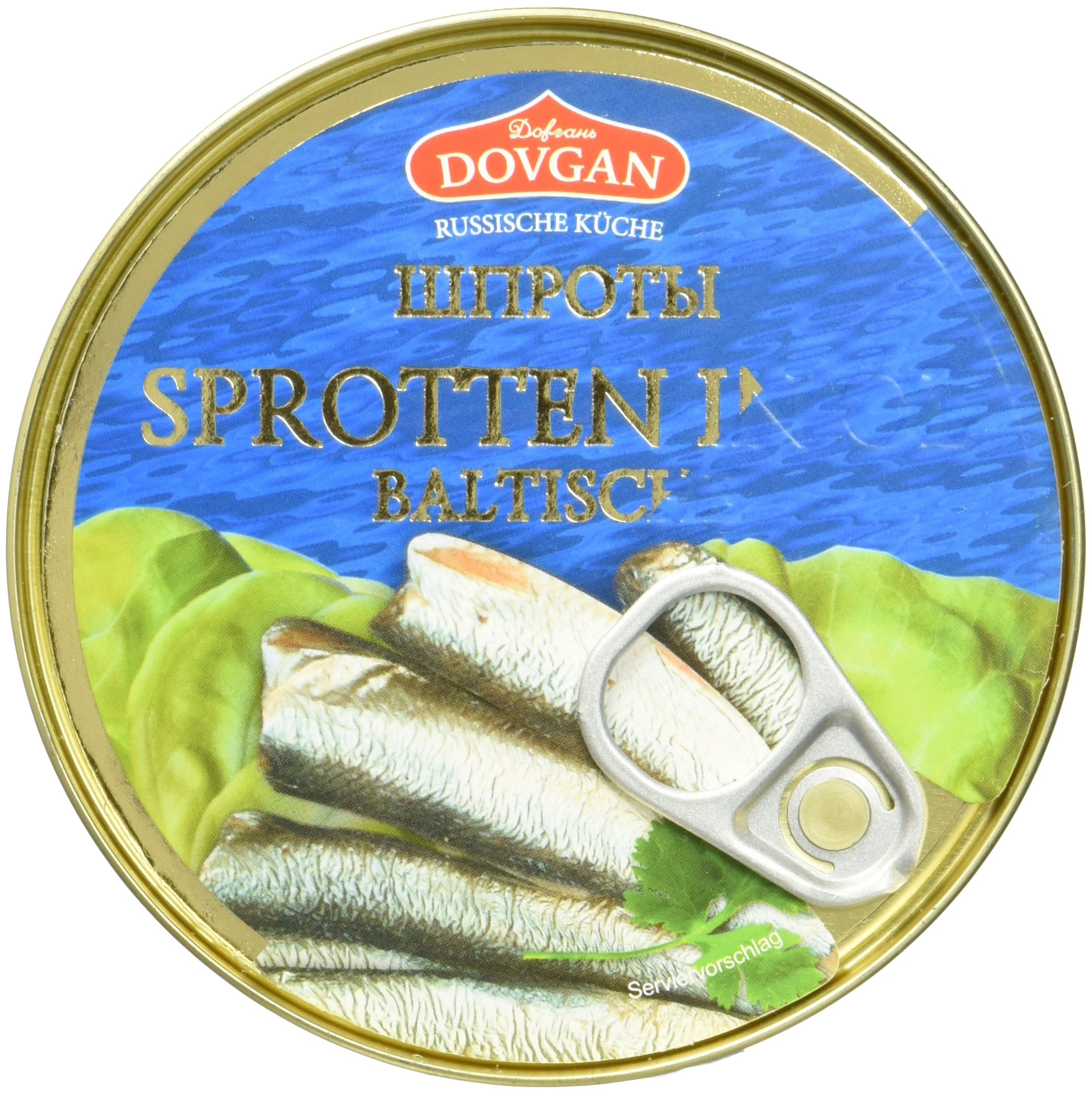 Dovgan Baltische Sprotten in Öl, 9er Pack (9 x 160 g)