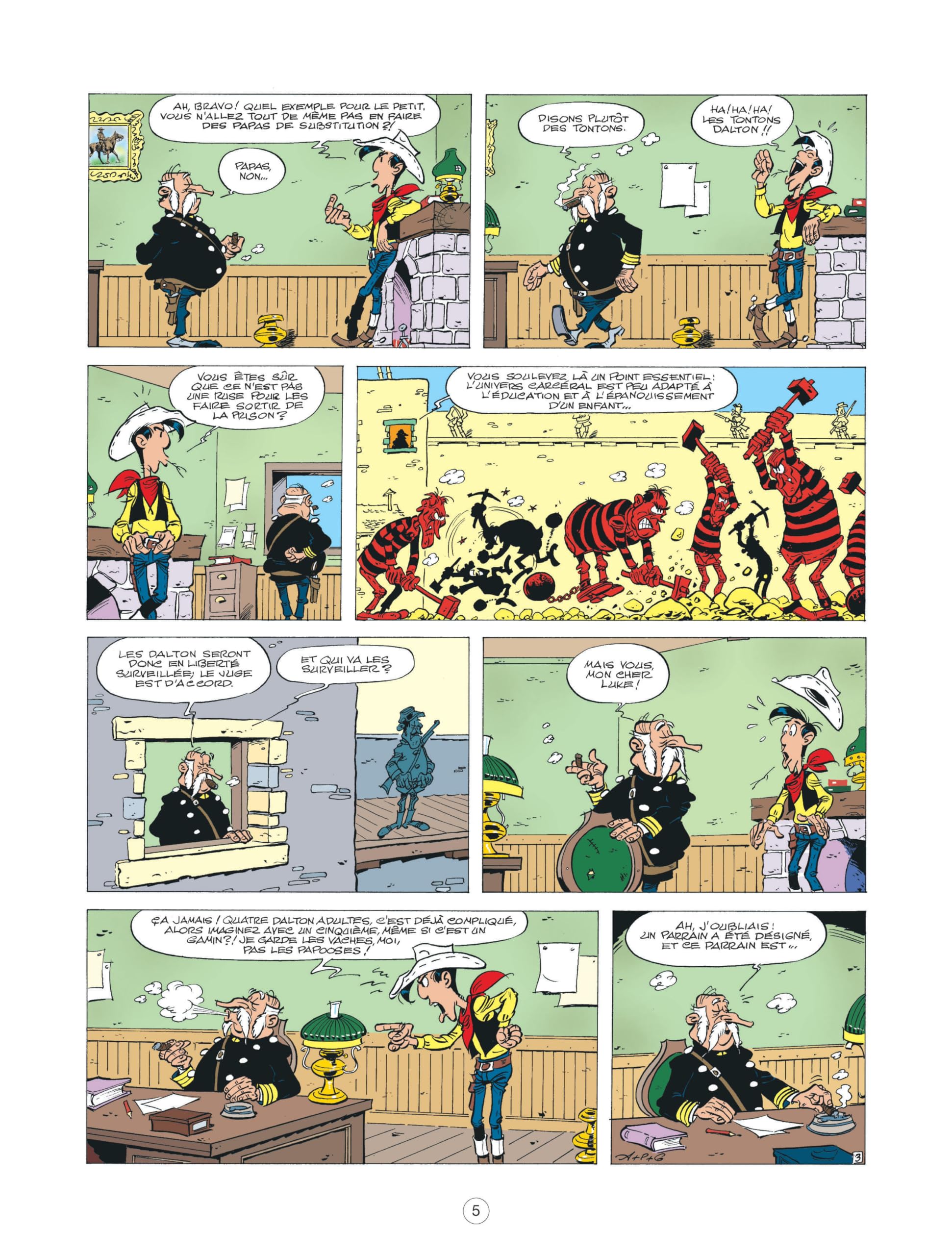 Les Aventures de Lucky Luke d'apr�s Morris - Tome 6 - Les Tontons Dalton Gerra Laurent; Pessis Jacques and Achd� - PT03