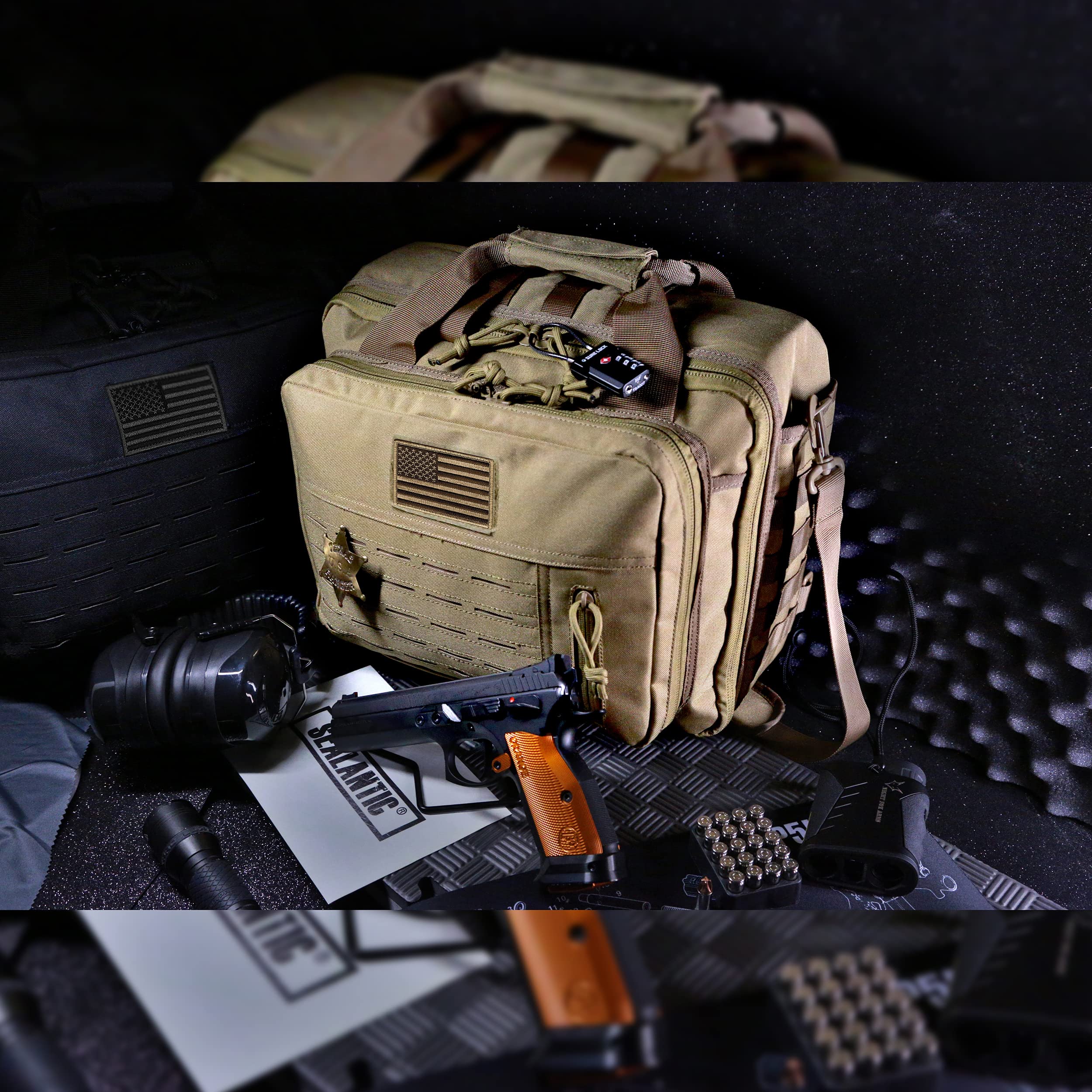 Buy SEALANTIC Specialist Series Pistol Range Bag, Tactical Shooting Bag