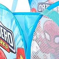 Vista 3 de Jay Franco Marvel Super Hero Adventures Cesta Emergente - Cesta/Bolsa de Lavandería de Malla con Asas Duraderas - Presenta a Spiderman, Iron Man