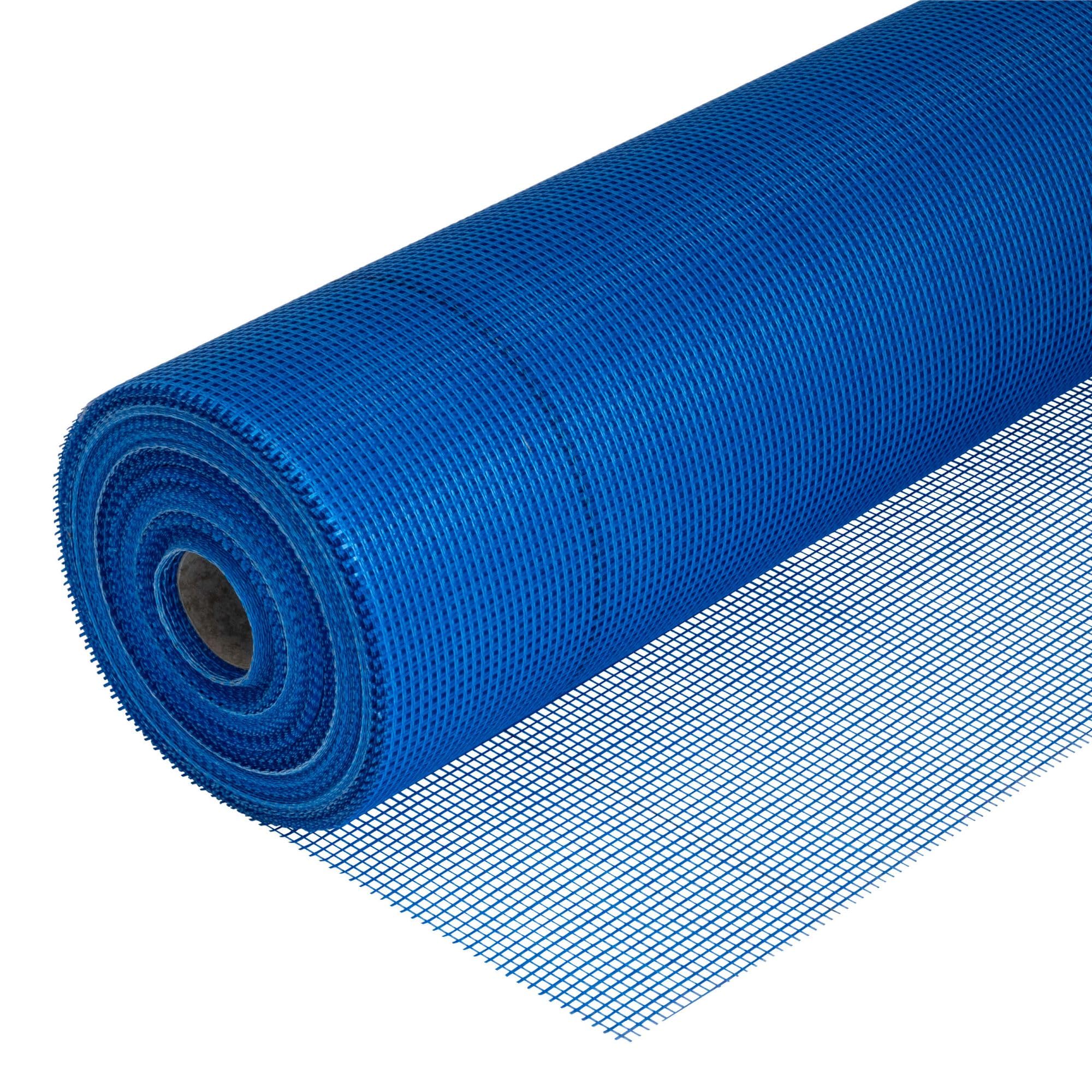 Tessuto di rinforzo 165 g/m², 4x4mm 50m² (50m x 1m) ETICS e sistema VWS tessuto in fibra di vetro per l'isolamento della facciata, Made in EU