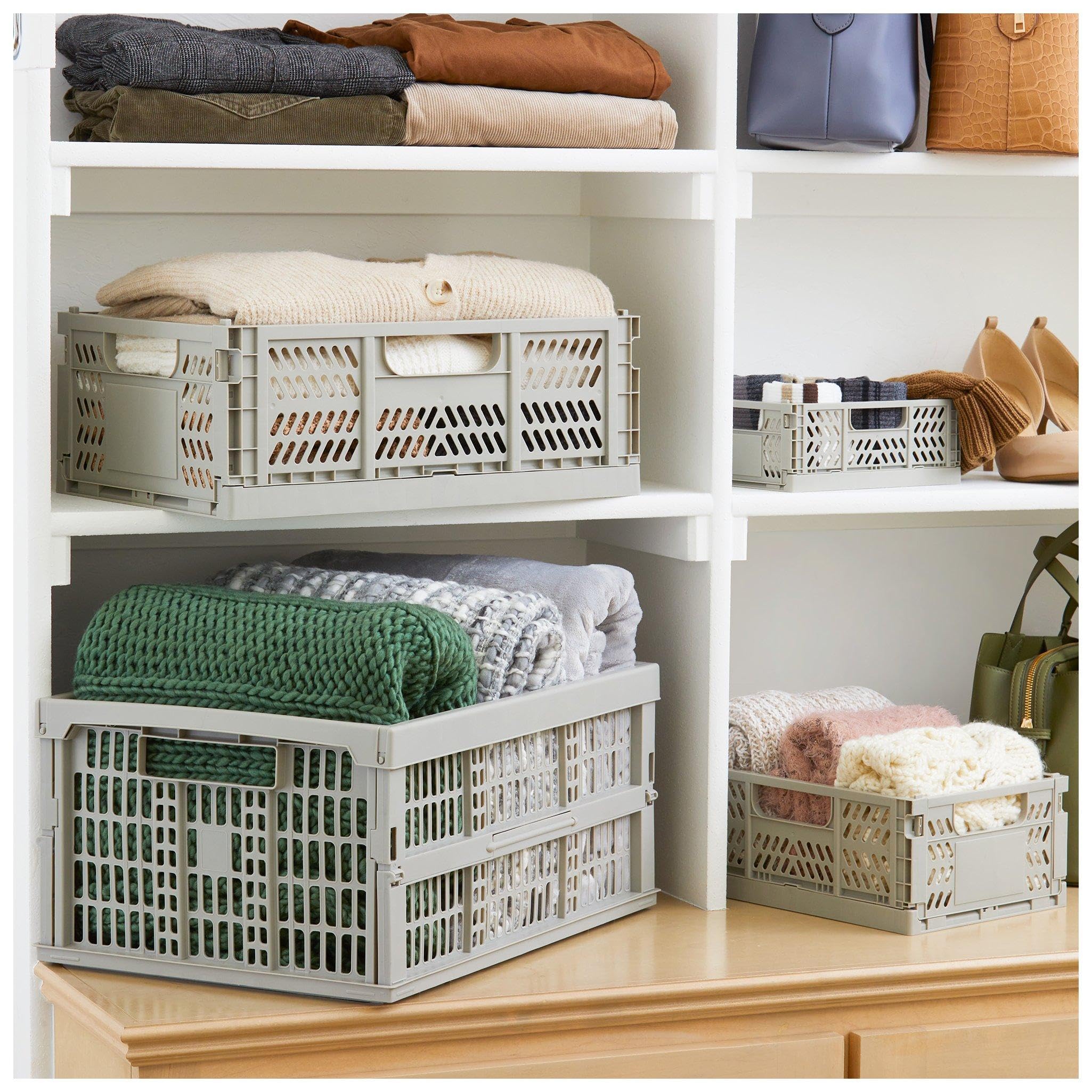 Amazon.com - Hobby Lobby Collapsible Storage Basket with Handles
