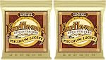 Ernie Ball Earthwood 80/20 Bronze Light Acoustic Guitar Strings 4 pack - 11-52 Gauge (P02404)